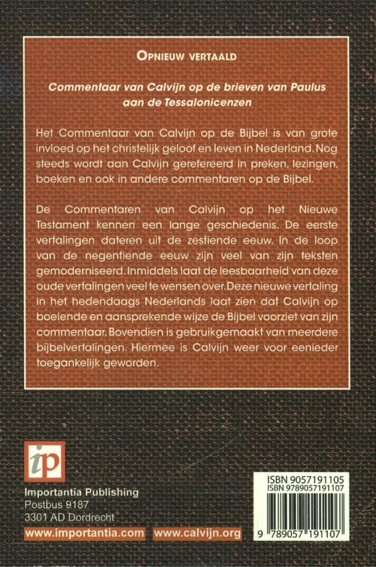 Productafbeelding: achterkant van 1 en 2 Tessalonicenzen