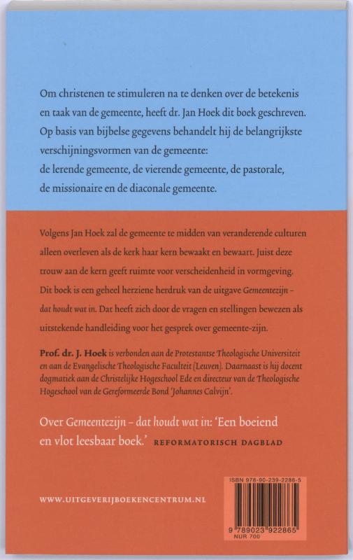 Productafbeelding: achterkant van Geroepen in een nieuwe eeuw