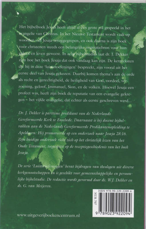 Productafbeelding: achterkant van Jesaja