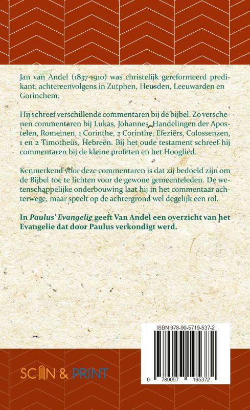 Productafbeelding: achterkant van Paulus' Evangelie