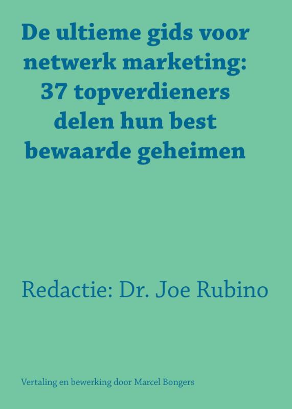 Productafbeelding: voorkant van De ultieme gids voor netwerk marketing