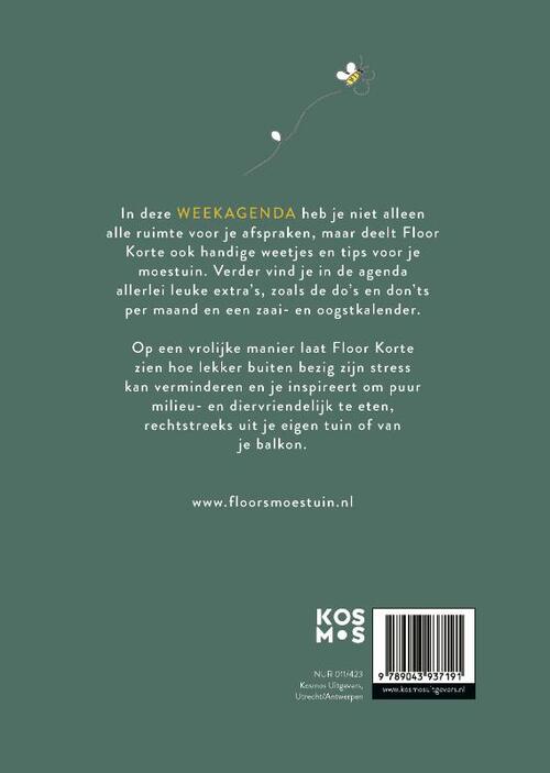 Productafbeelding: achterkant van Moestuin Agenda 2026