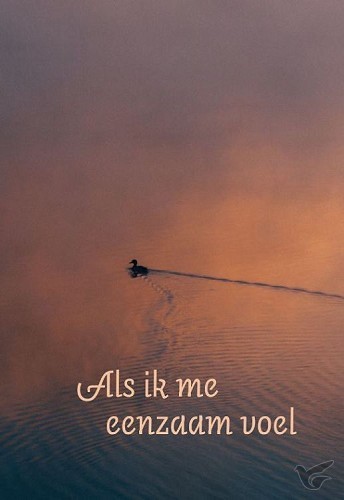 Productafbeelding: voorkant van Als ik me eenzaam voel