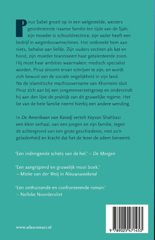 Productafbeelding: achterkant van De Amerikaan van Karadj