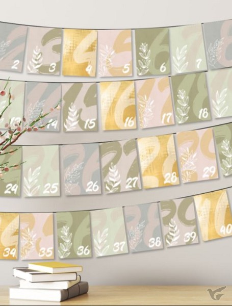 Productafbeelding: voorkant van 40-dagenslinger