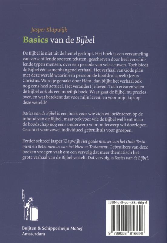Productafbeelding: achterkant van Basics van de Bijbel
