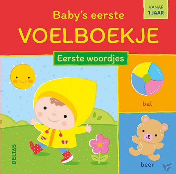 Productafbeelding: voorkant van Baby's eerste voelboekje - eerste woordj