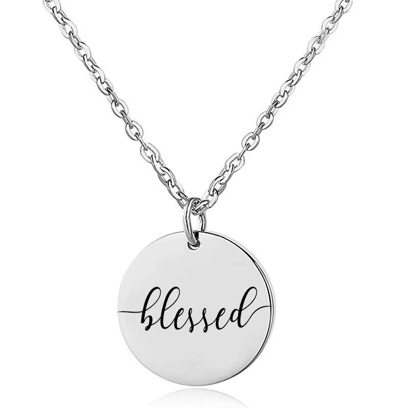 Productafbeelding: voorkant van Blessed hetting zilver stainless steel