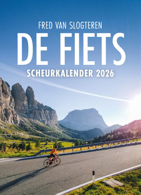 Productafbeelding: voorkant van De Fietsscheurkalender 2026