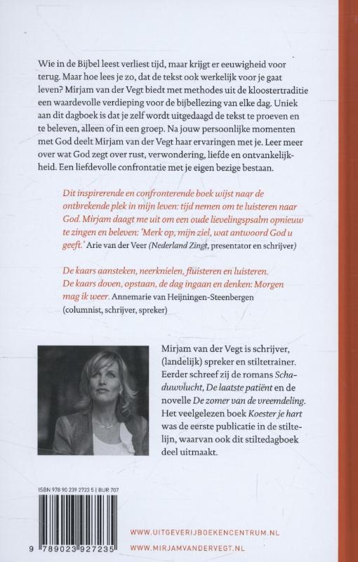 Productafbeelding: achterkant van Stiltedagboek