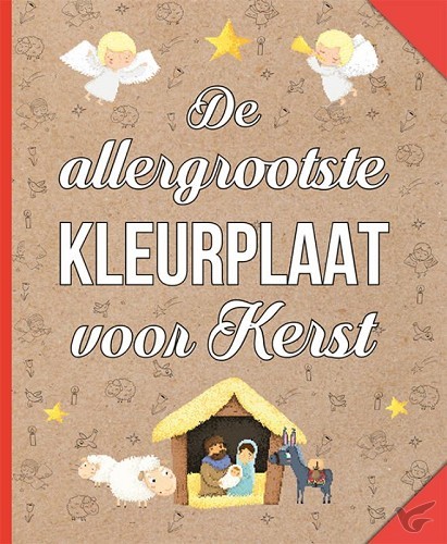 Productafbeelding: voorkant van Allergrootste kleurplaat voor kerst