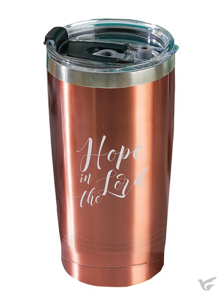 Productafbeelding: voorkant van Tumbler Mug Hope in the Lord