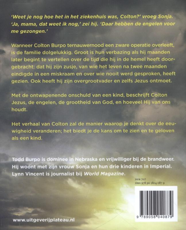 Productafbeelding: achterkant van De jongen die in de hemel was