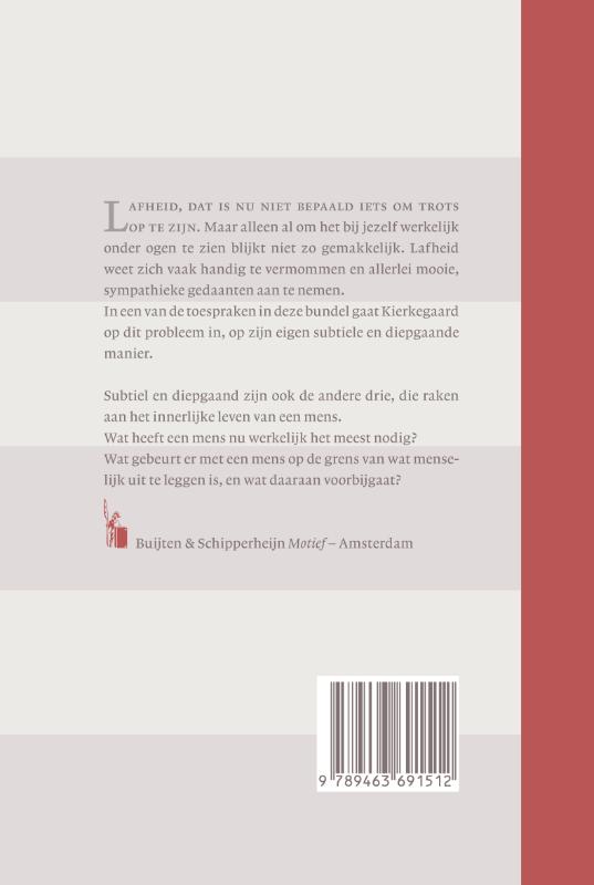 Productafbeelding: achterkant van De lafheid te lijf