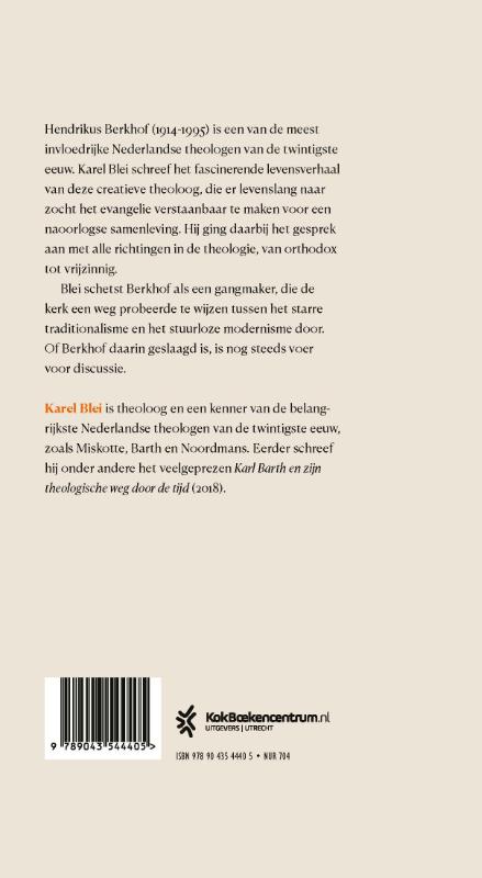 Productafbeelding: achterkant van Hendrikus Berkhof