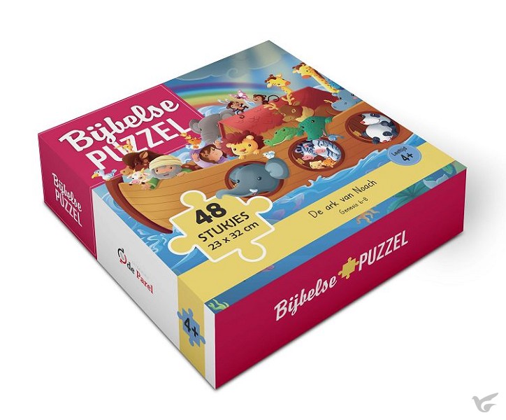 Productafbeelding: voorkant van Bijbelse puzzel de ark van noach