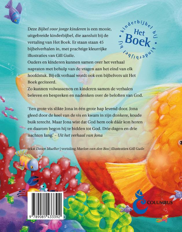 Productafbeelding: achterkant van Bijbel voor jonge kinderen