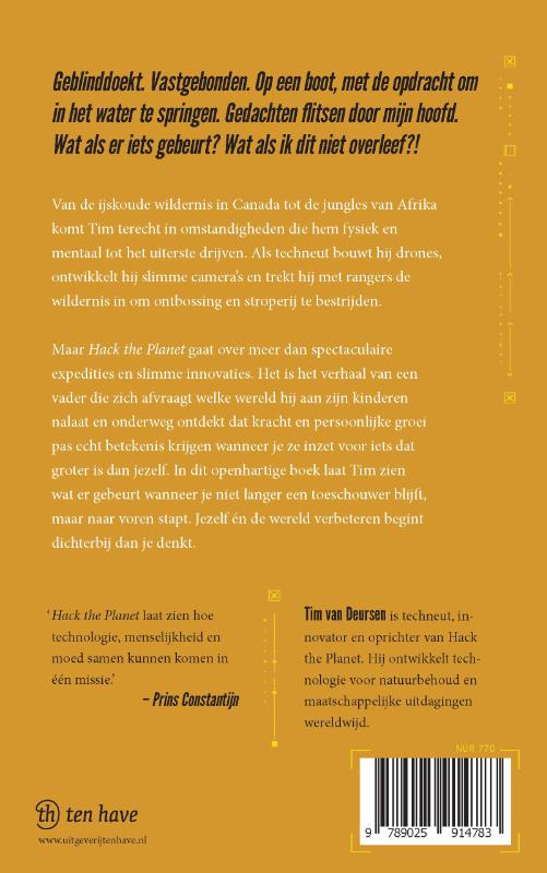Productafbeelding: achterkant van Hack the Planet