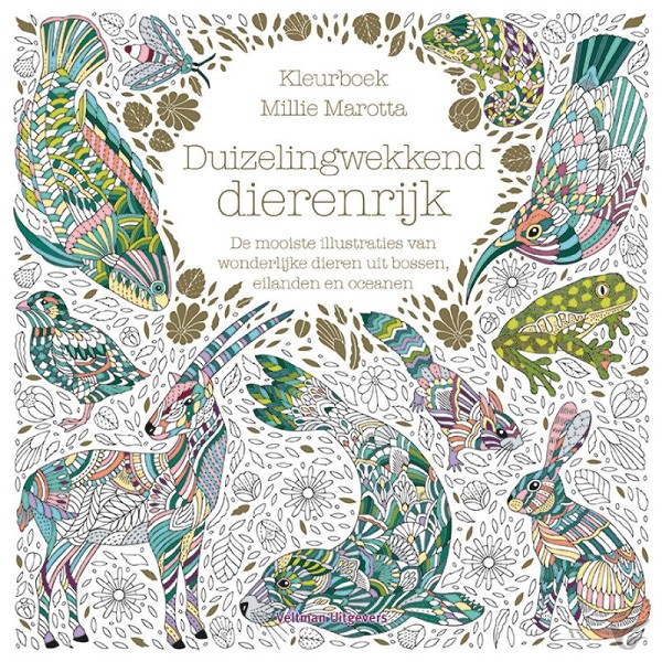 Productafbeelding: voorkant van Duizelingwekkend dierenrijk kleurboek