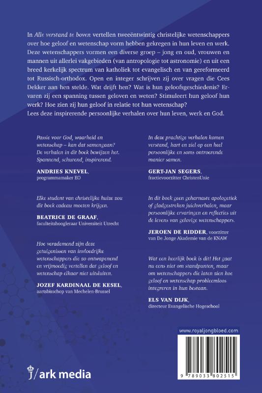 Productafbeelding: achterkant van Alle verstand te boven