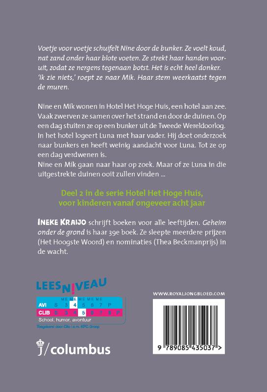 Productafbeelding: achterkant van Geheim onder de grond