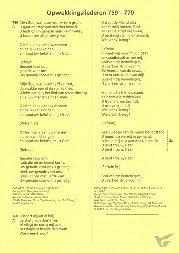 Productafbeelding: voorkant van Opwekking tekst aanv 38 (759-770)