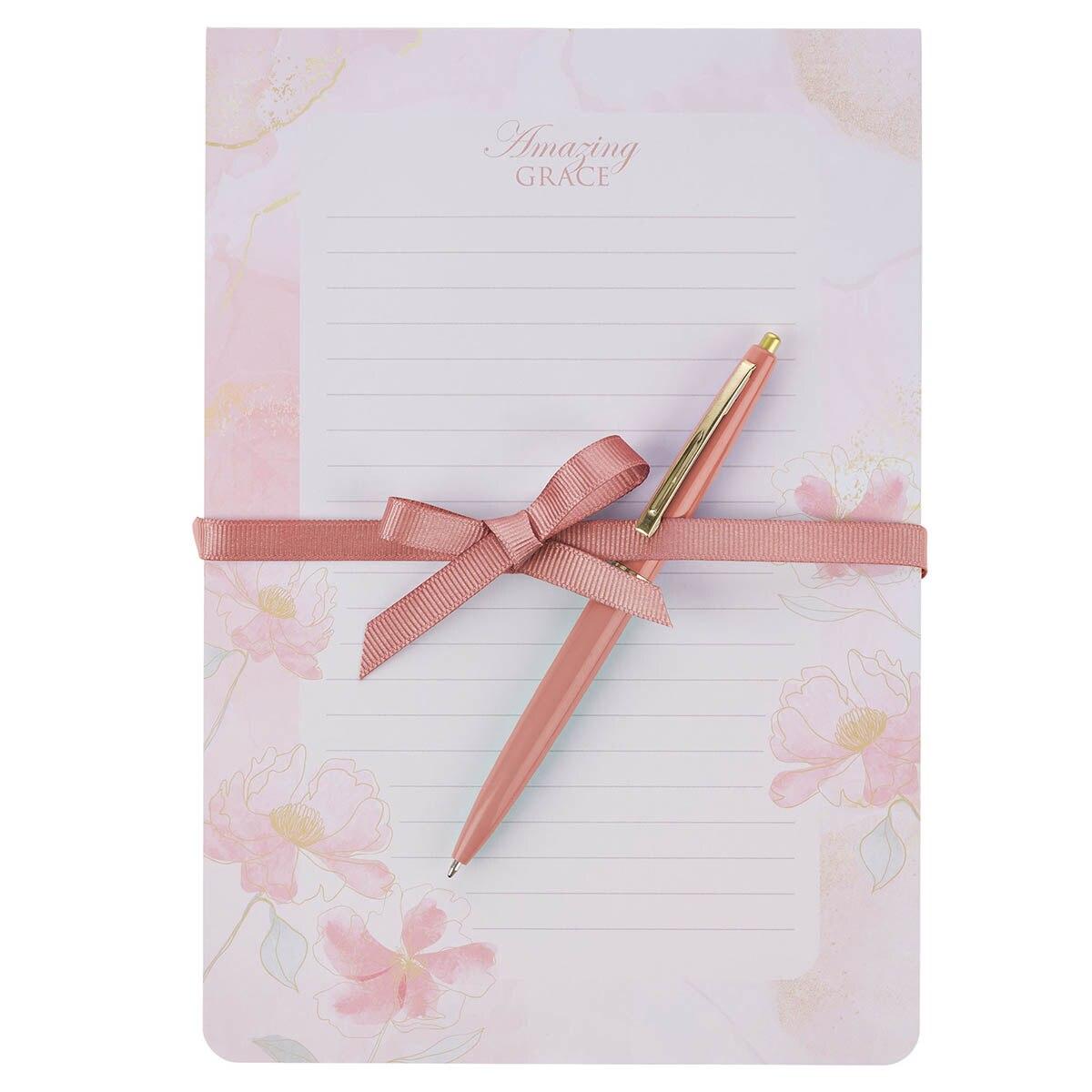 Productafbeelding: voorkant van Amazing Grace Notepad Tear-off w/pen