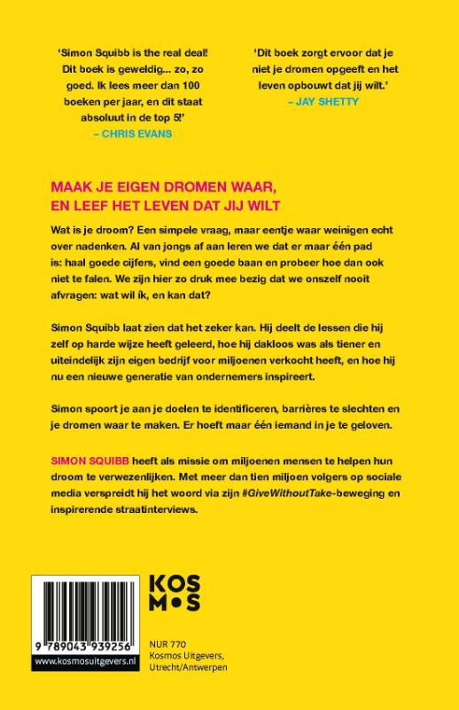 Productafbeelding: achterkant van What's Your Dream? - Nederlandse editie