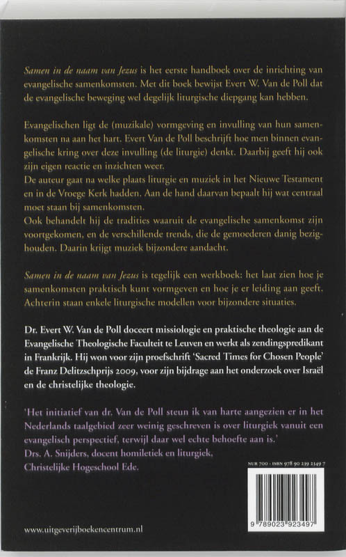 Productafbeelding: achterkant van Samen in de naam van Jezus