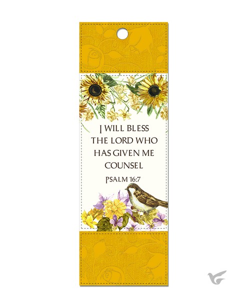 Productafbeelding: voorkant van Luxleather Bookmark I will bless the Lor