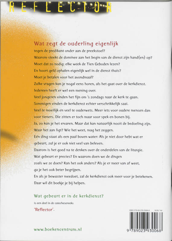 Productafbeelding: achterkant van Wat gebeurt er in de kerkdienst?