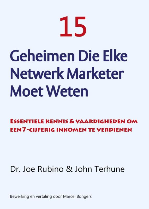 Productafbeelding: voorkant van 15 Geheimen die elke netwerk marketer moet weten