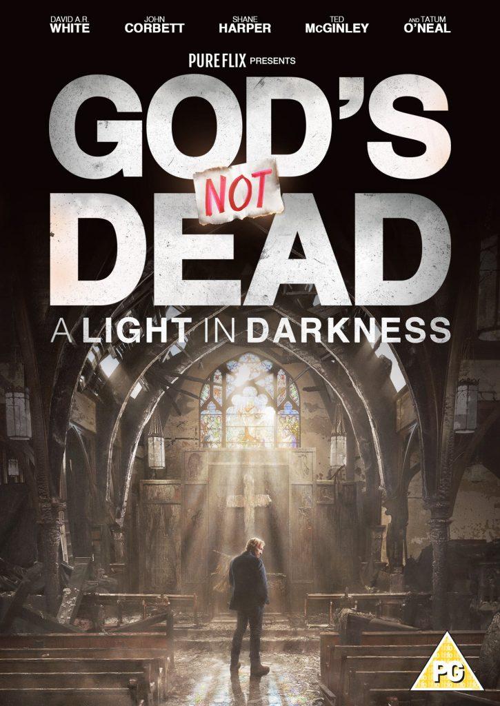 Productafbeelding: voorkant van God’s not dead, a light in darkness