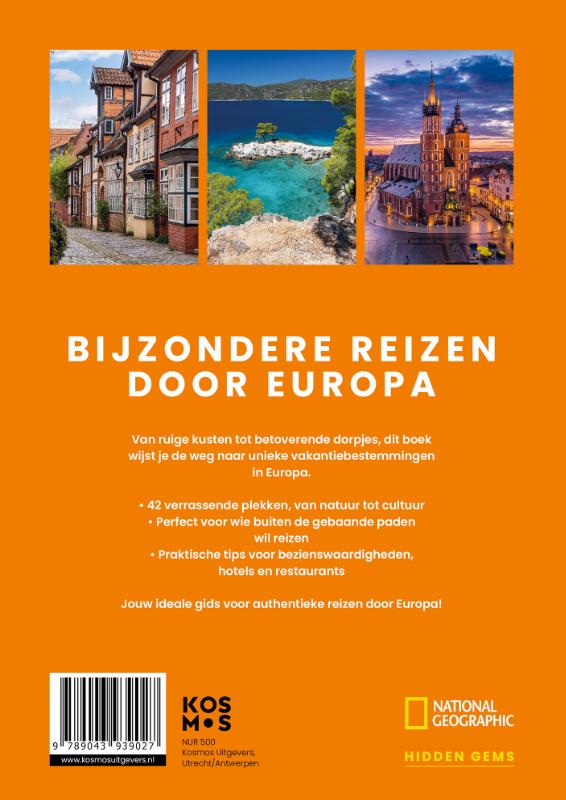 Productafbeelding: achterkant van Europe Escapes - 42 verrassende bestemmingen in Europa