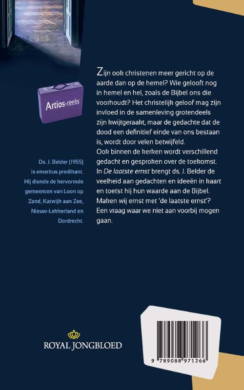 Productafbeelding: achterkant van De laatste ernst