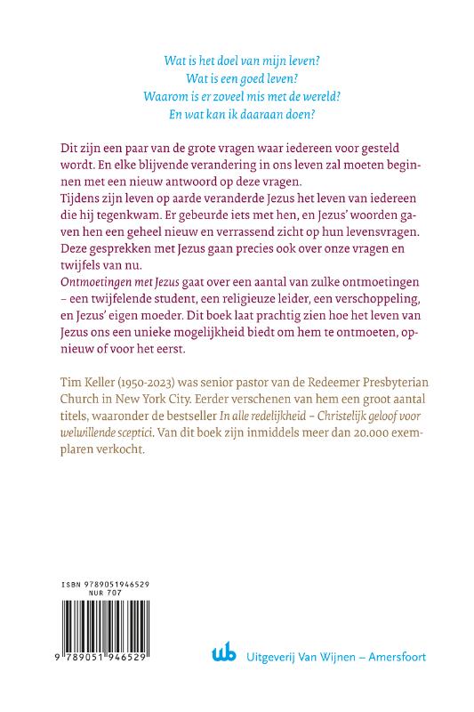 Productafbeelding: achterkant van Ontmoetingen met Jezus