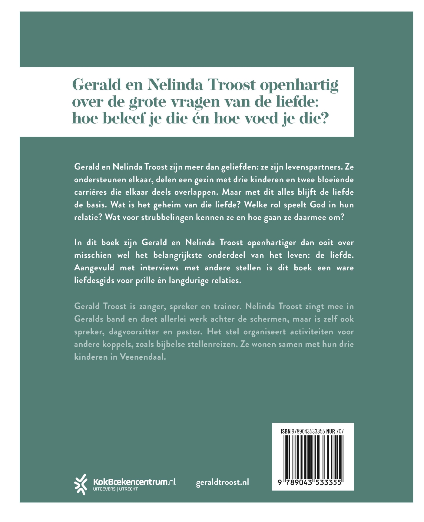 Productafbeelding: achterkant van Liefde van mijn leven