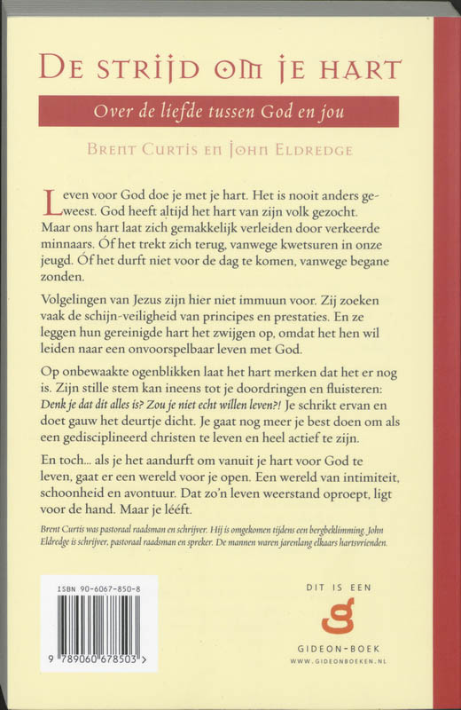 Productafbeelding: achterkant van De strijd om je hart