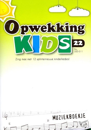 Productafbeelding: voorkant van Opwekking kids muziekboek 22 (300-311)