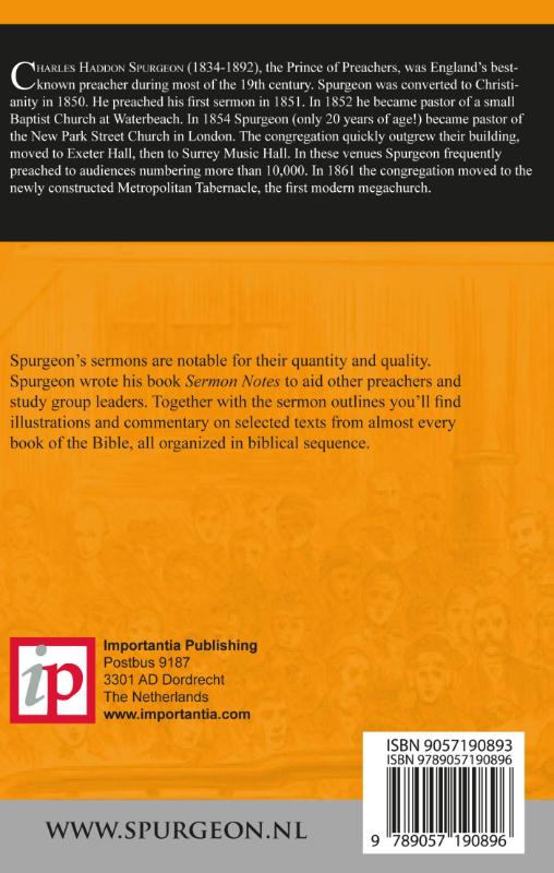 Productafbeelding: achterkant van My Sermon Notes Old Testament II