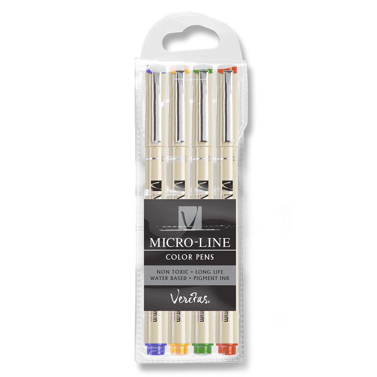 Productafbeelding: voorkant van Micro-Line Color Pens Veritas - Set of 4
