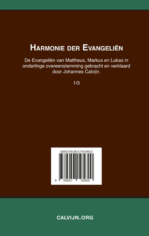 Productafbeelding: achterkant van De Evangeliën van Mattheus, Markus en Lukas 1