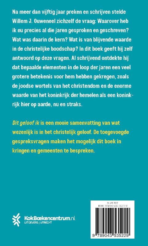 Productafbeelding: achterkant van Dit geloof ik