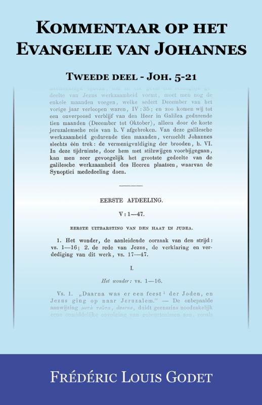 Productafbeelding: voorkant van Kommentaar op het Evangelie van Johannes Tweede deel - Joh. 5-21