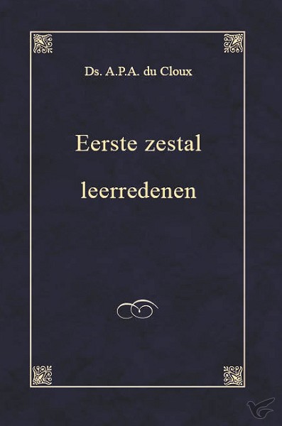 Productafbeelding: voorkant van Eerste zestal leerredenen