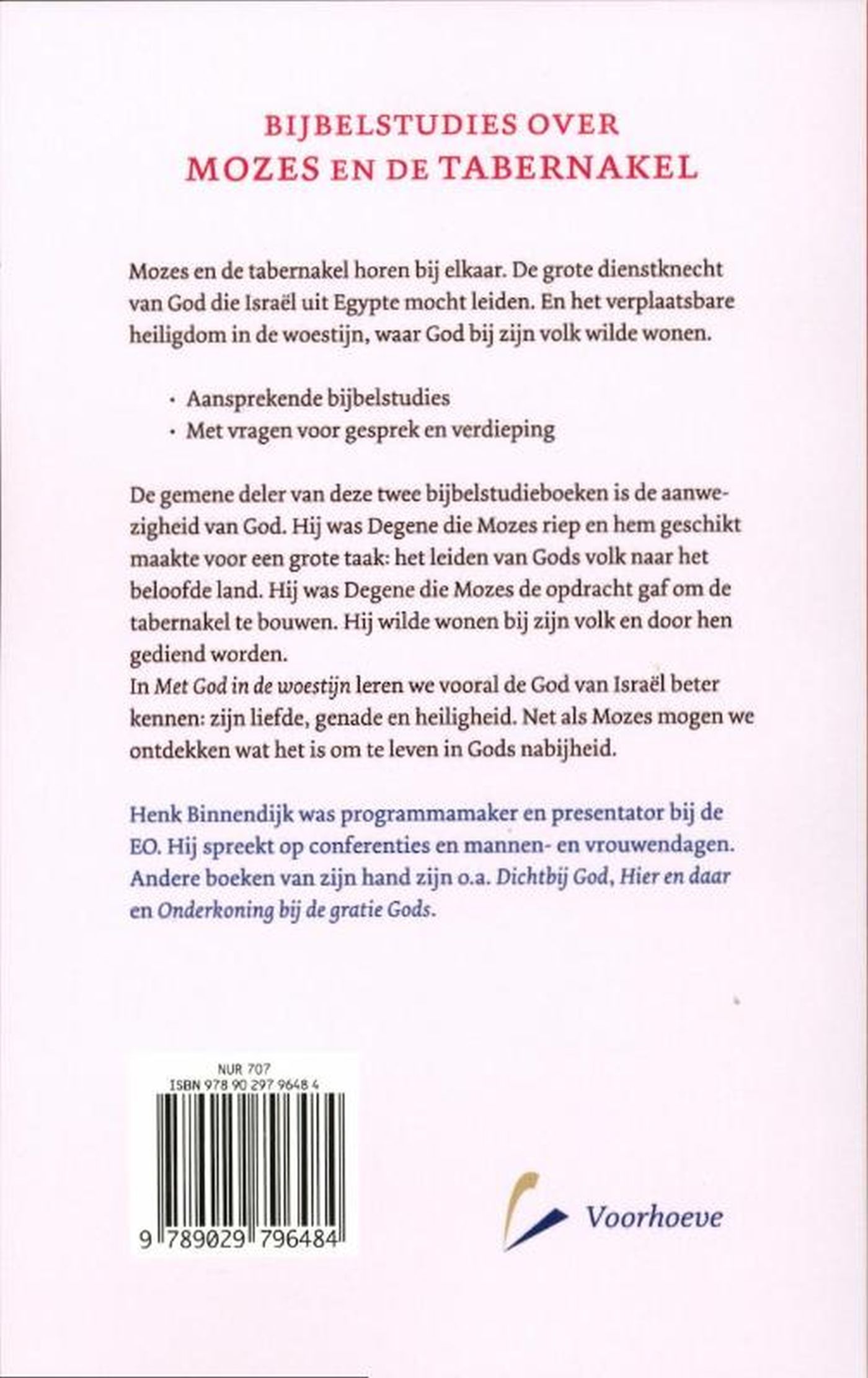 Productafbeelding: achterkant van Met God in de woestijn