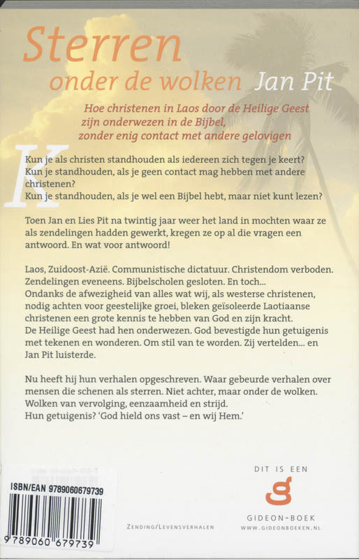 Productafbeelding: achterkant van Sterren onder de wolken