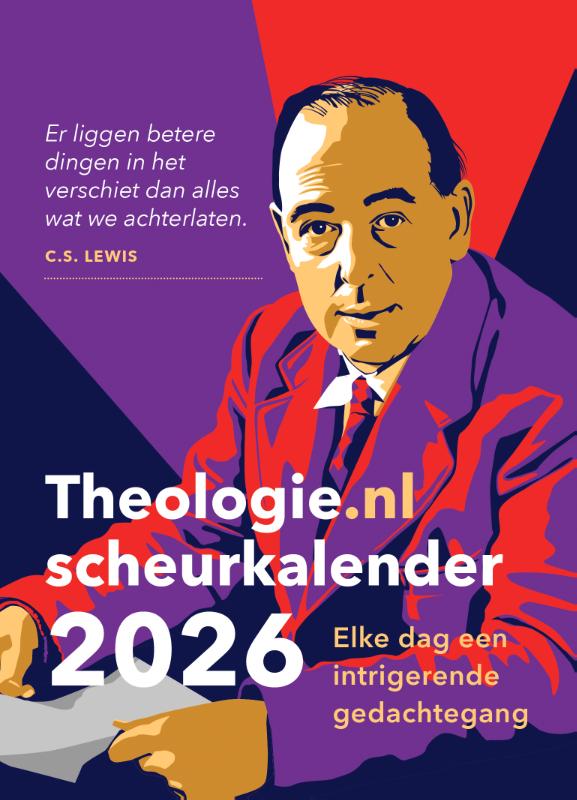 Productafbeelding: voorkant van Theologie.nl scheurkalender 2026
