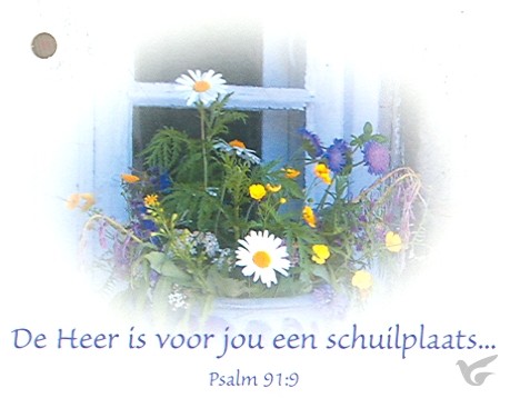 Productafbeelding: voorkant van Kadokaartje psalm 91:9