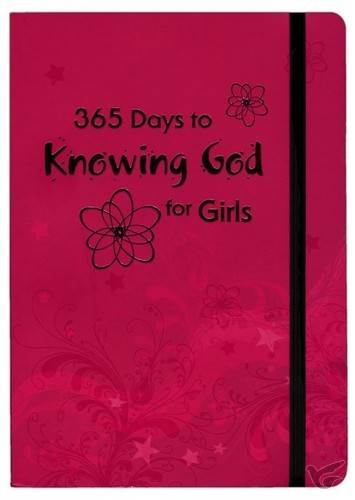 Productafbeelding: voorkant van 365 Days to knowing God for Girls